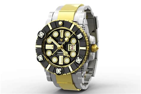 lego rolex submariner watch